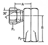 2048 NPSM X Internal Pipe Elbow